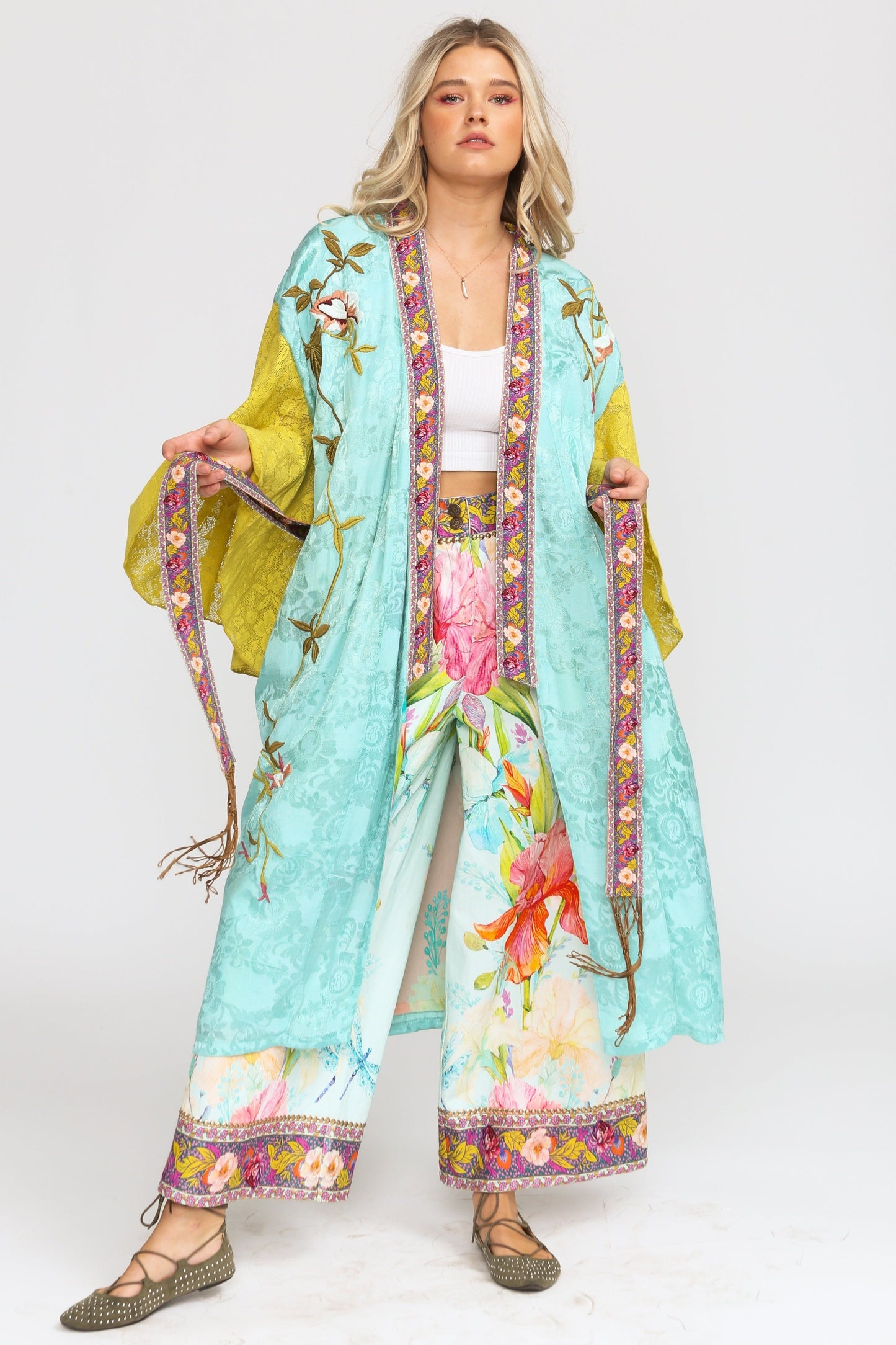 Turquoise Beauty Kimono