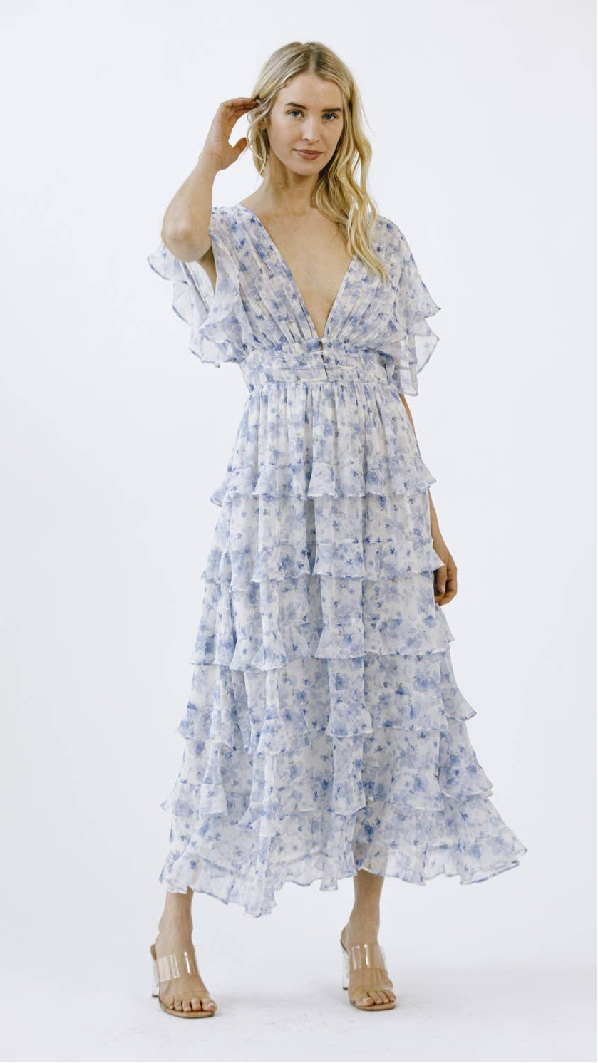 Enchanted Blossom Maxi Dress