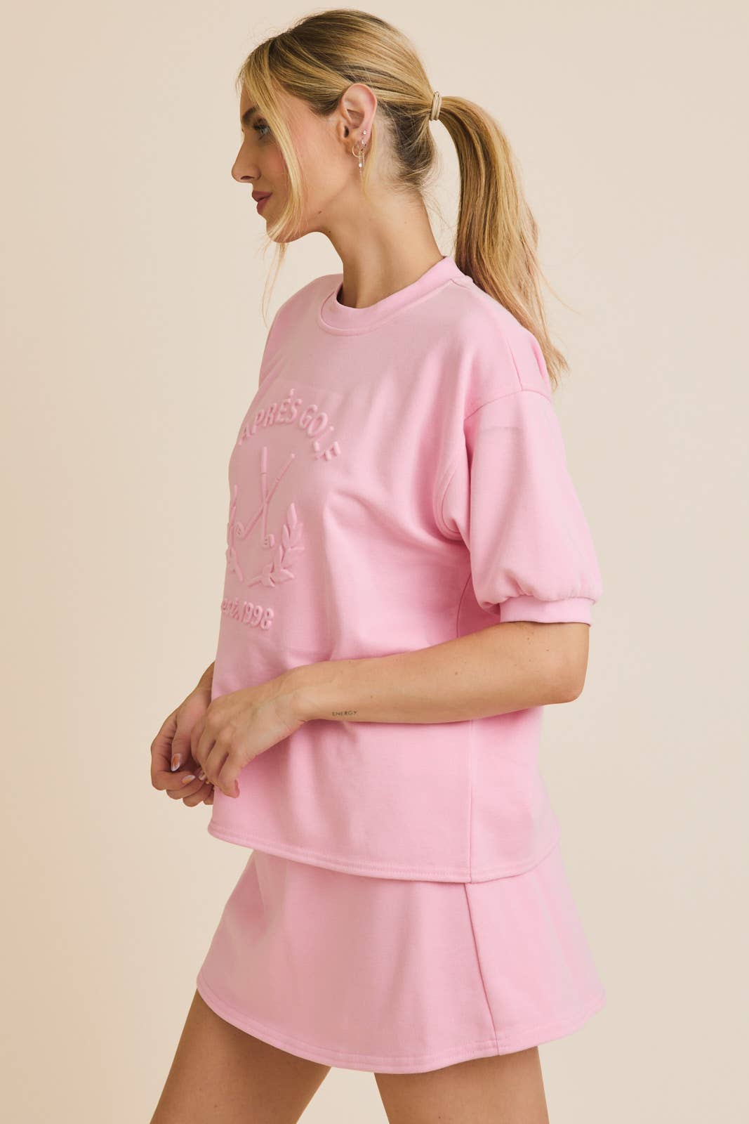 Apres Golf Embossed Sweatshirt