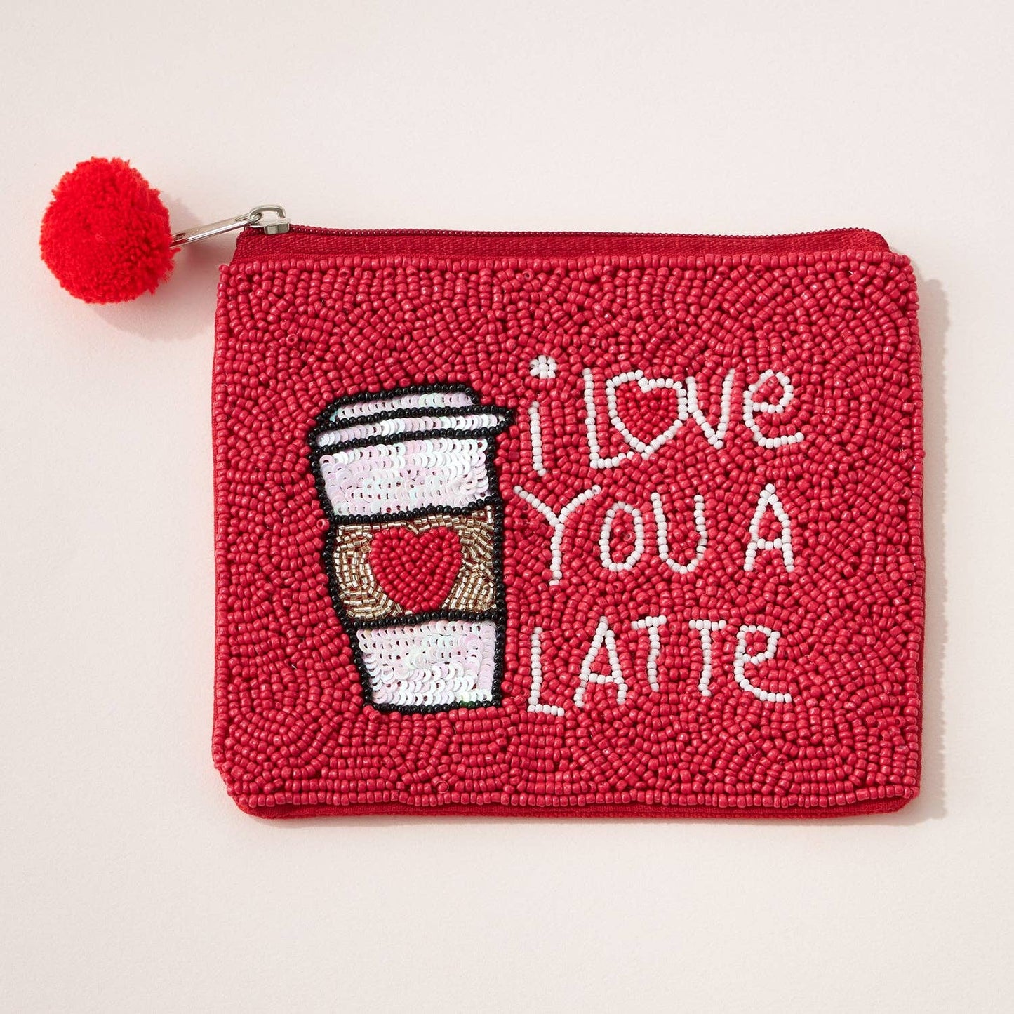 "I love You A Latte" Coin Pouch