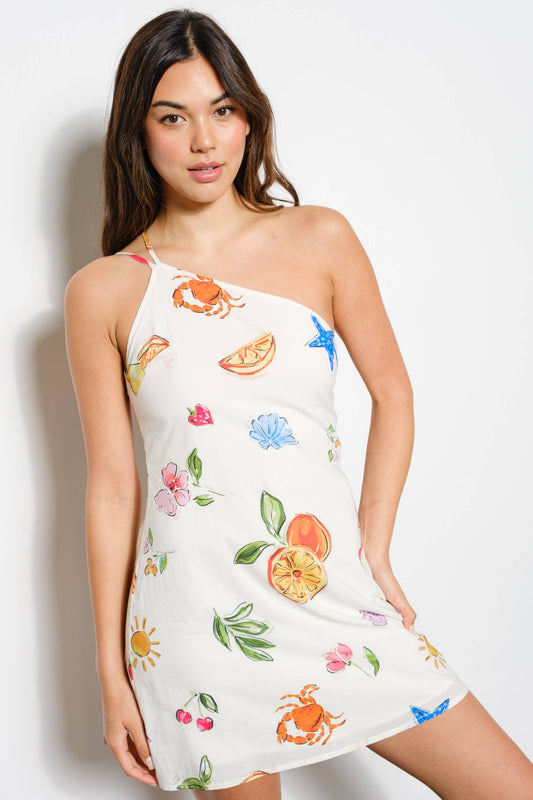 One Shoulder Summer Sundress
