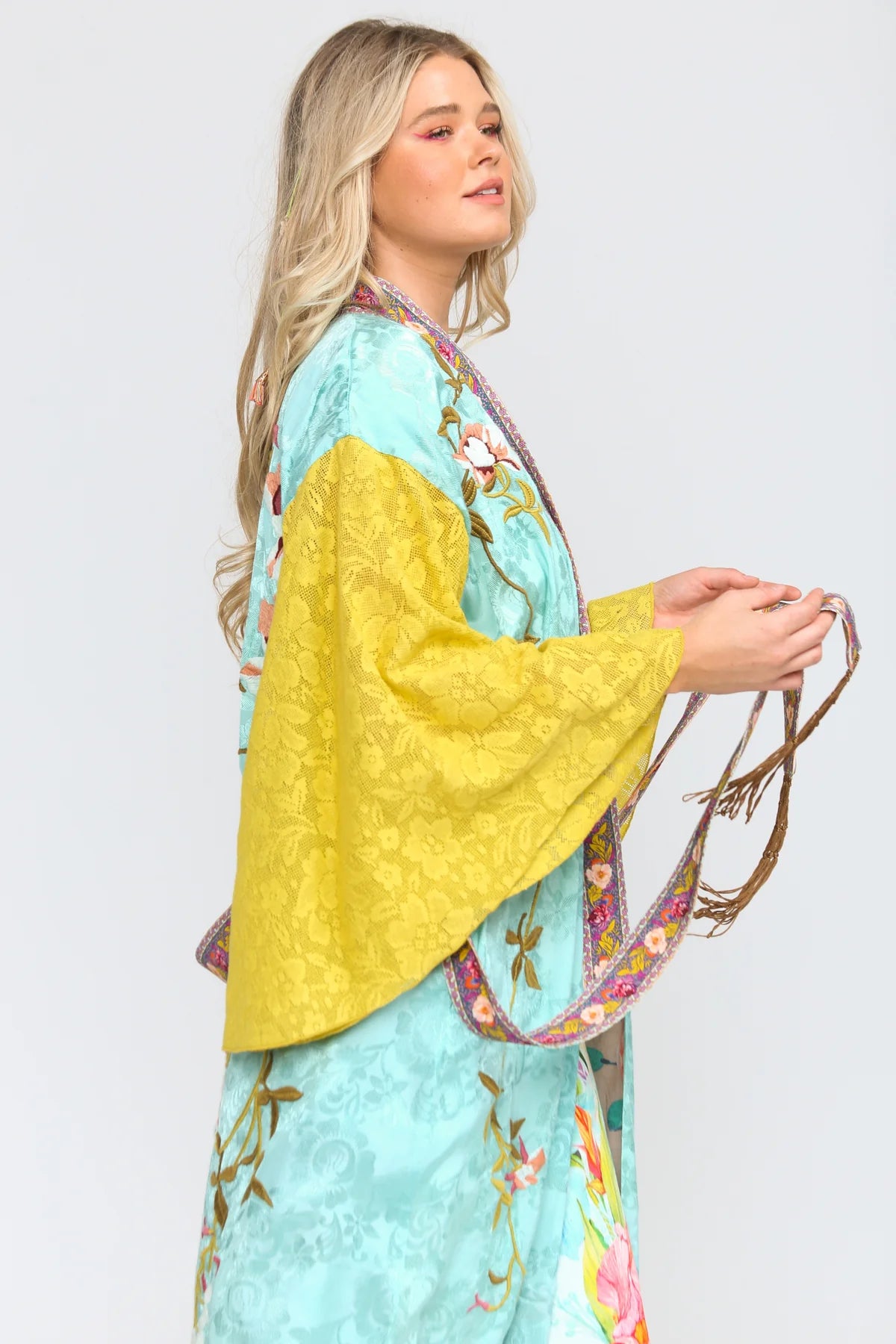Turquoise Beauty Kimono