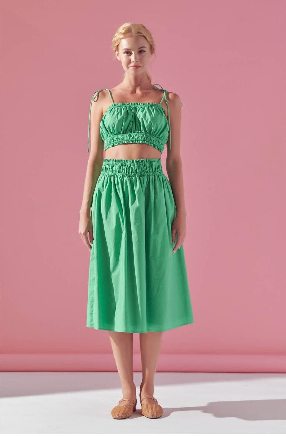 Green Goddess Two Piece Set