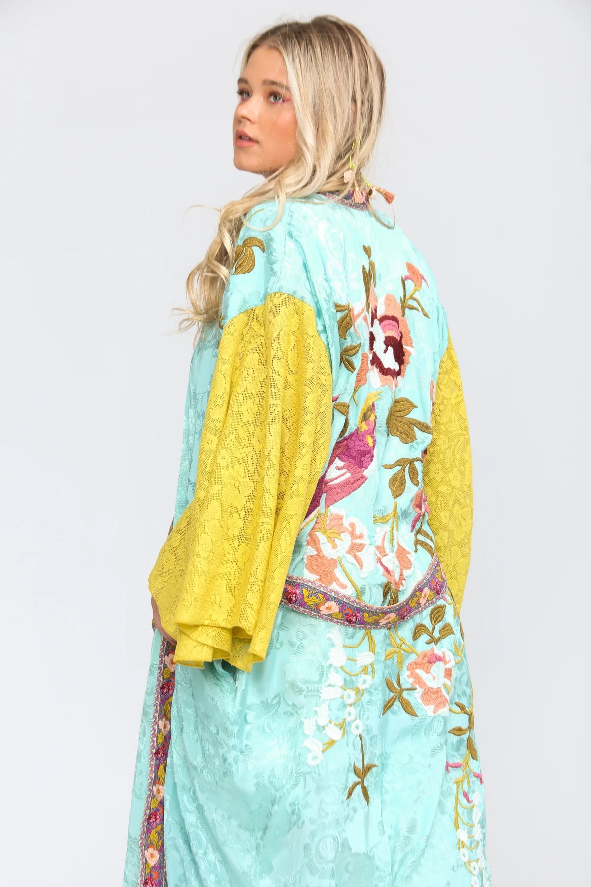Turquoise Beauty Kimono