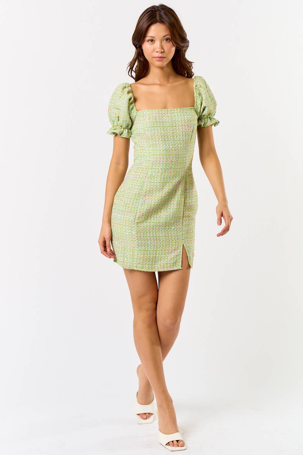 Kiwi Mini Tweed Dress