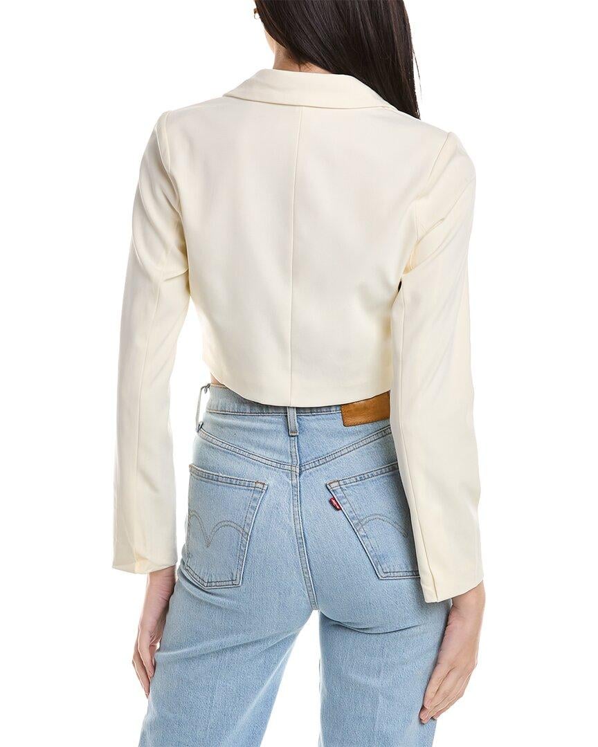 Cropped Ivory Blazer