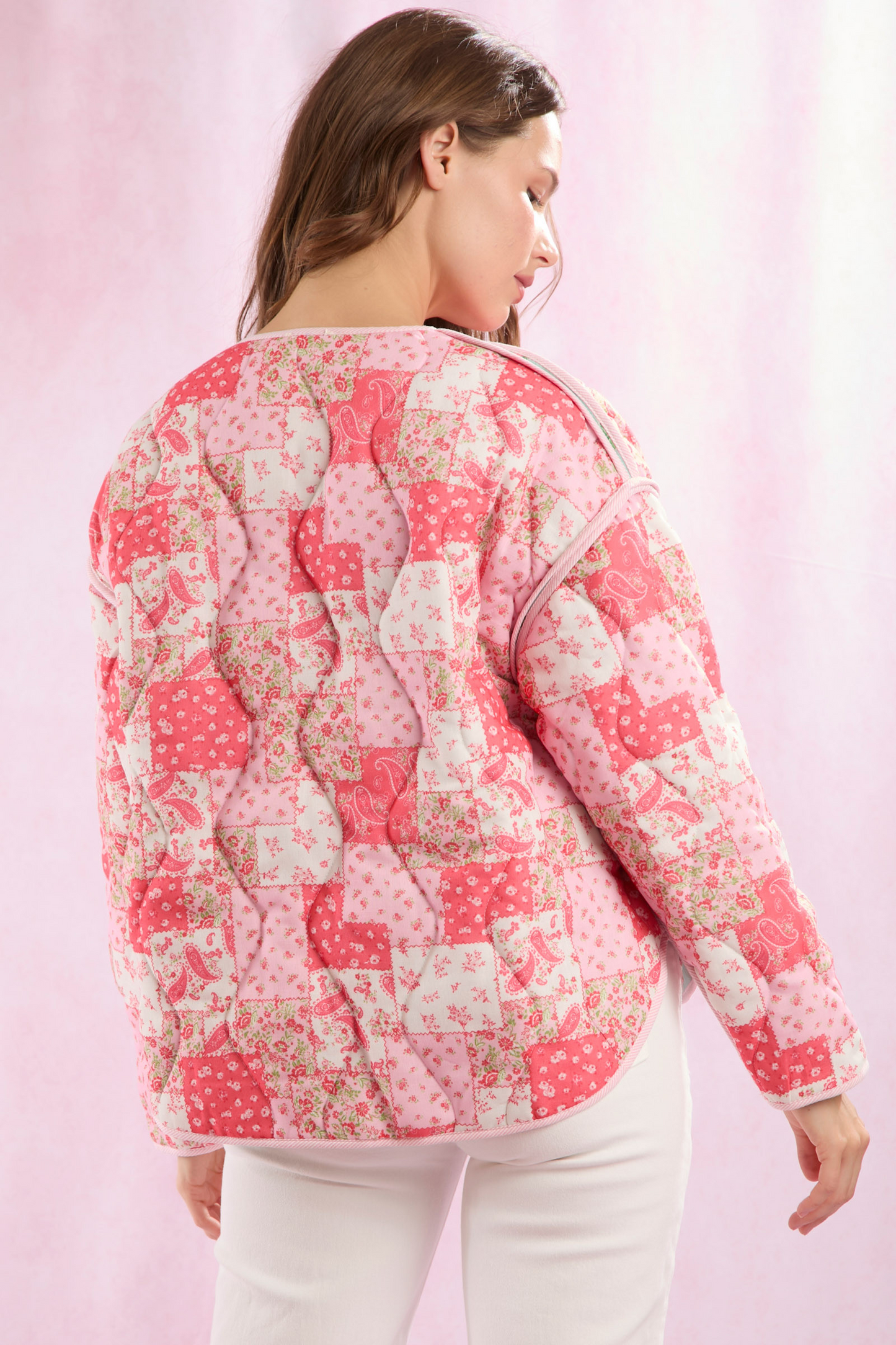 Reversible Quilted Tie Jacket