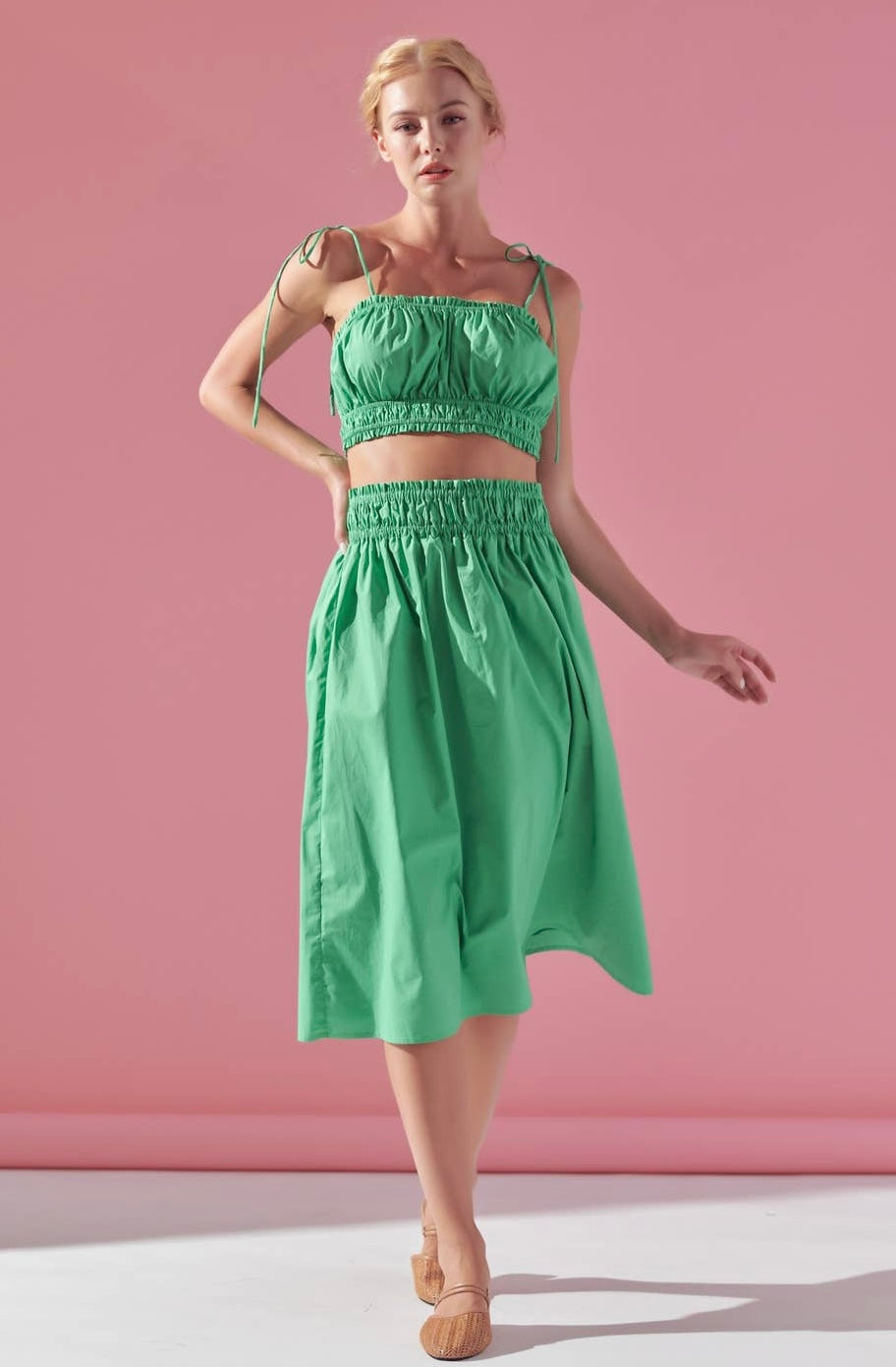 Green Goddess Two Piece Set
