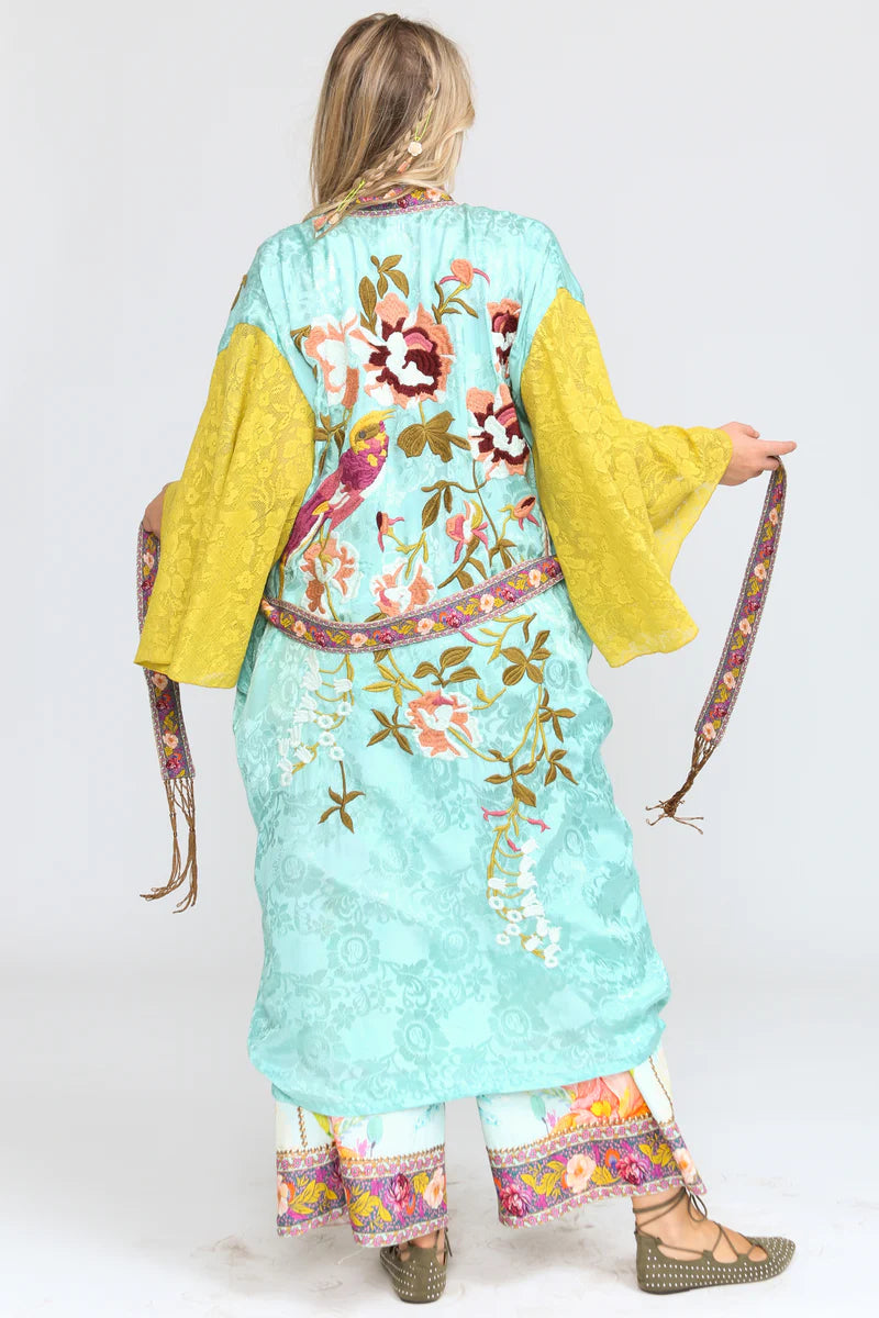 Turquoise Beauty Kimono