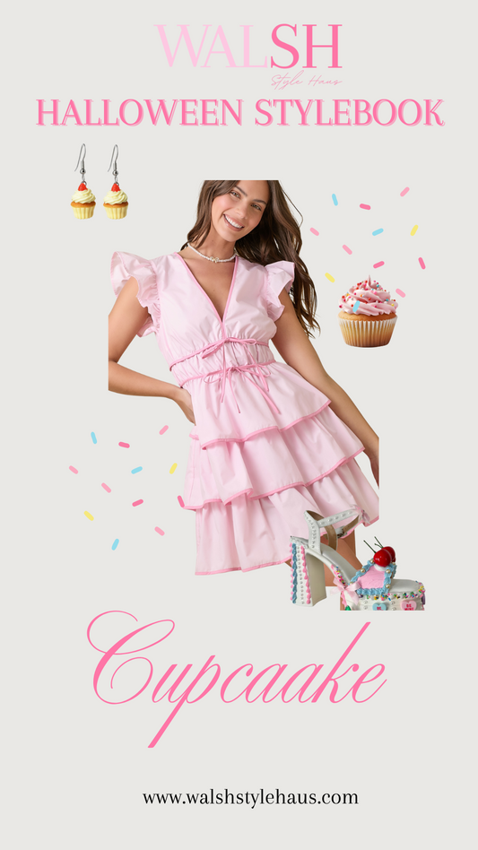 Deep V-neck Ruffle Tier Mini Dress