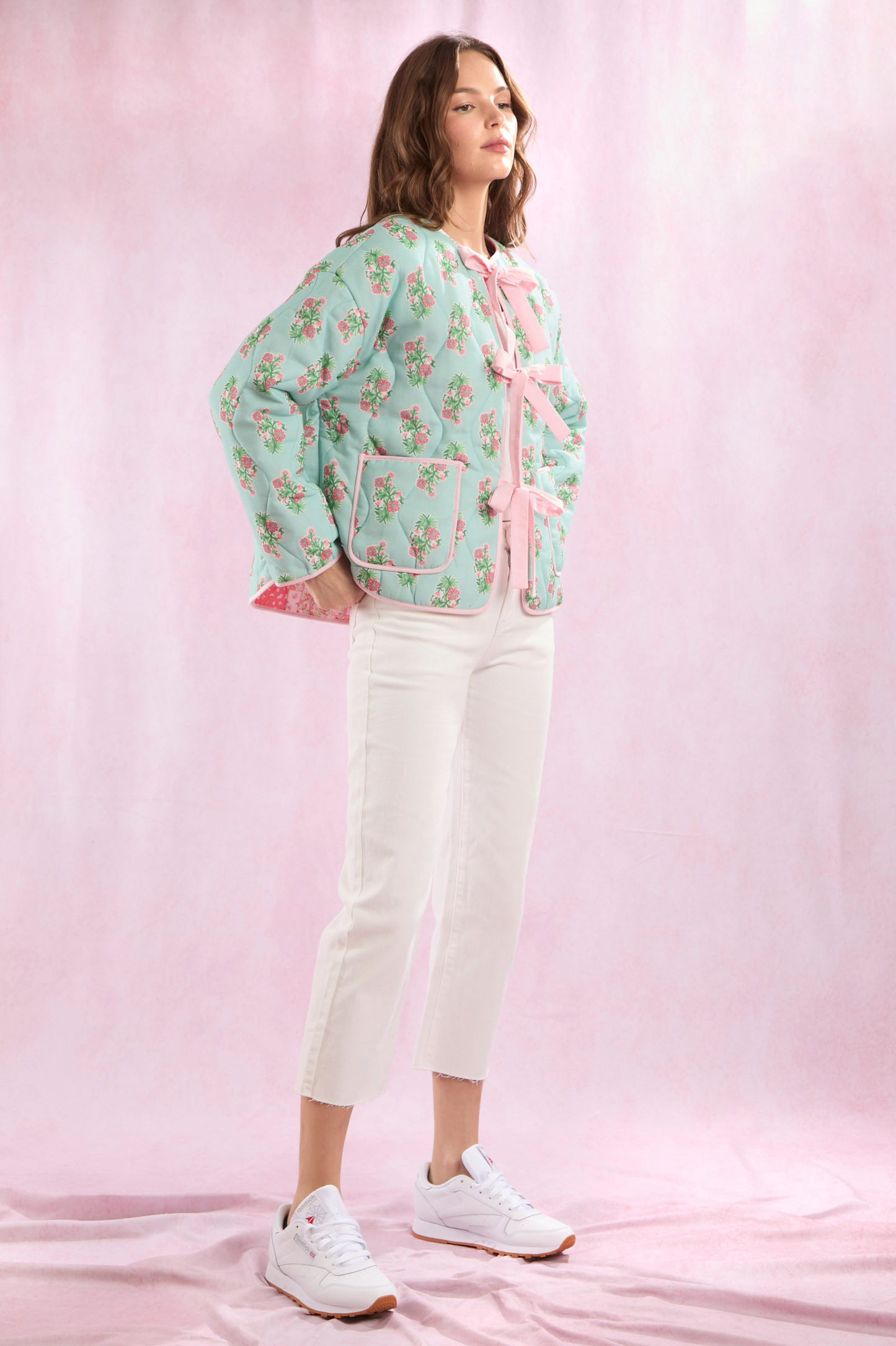 Reversible Quilted Tie Jacket