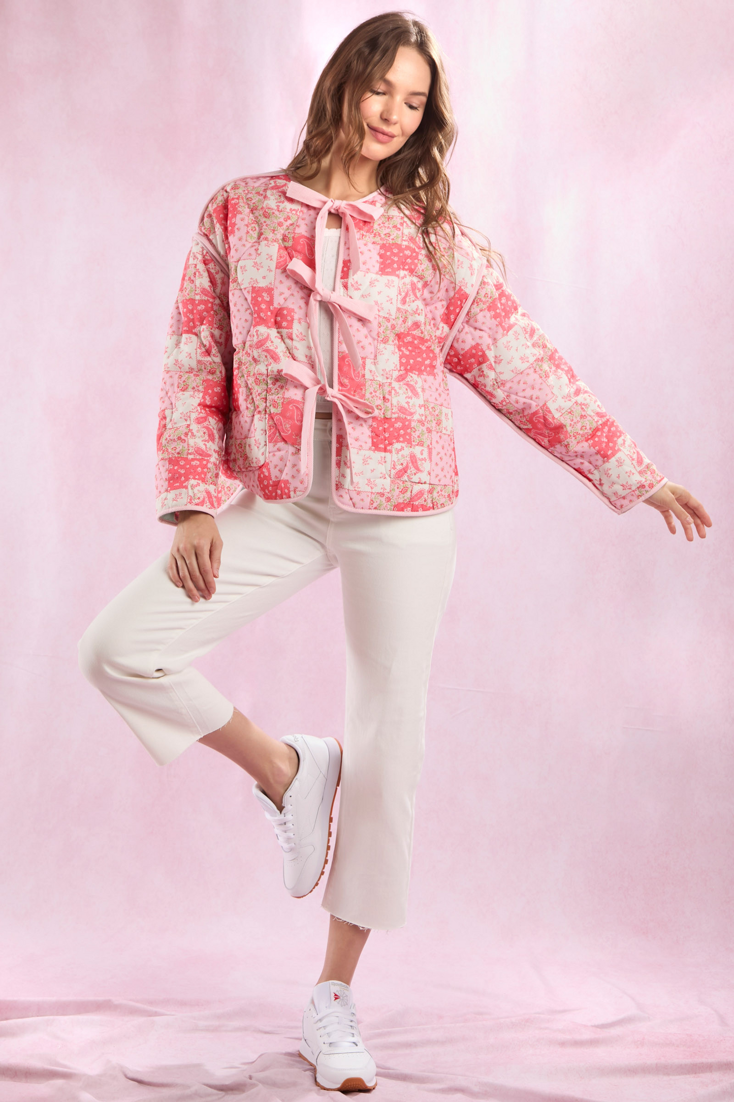 Reversible Quilted Tie Jacket