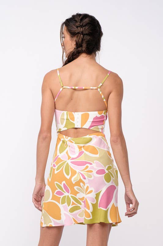Citrus Floral Mini Dress