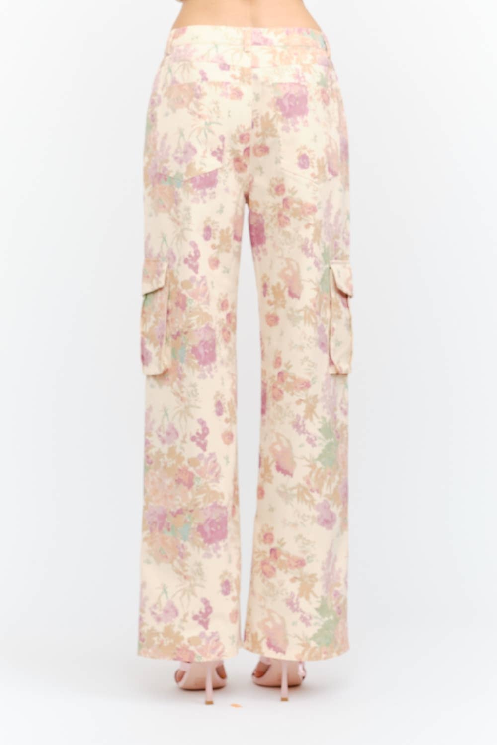 Blush Elora Floral Cargo Pant