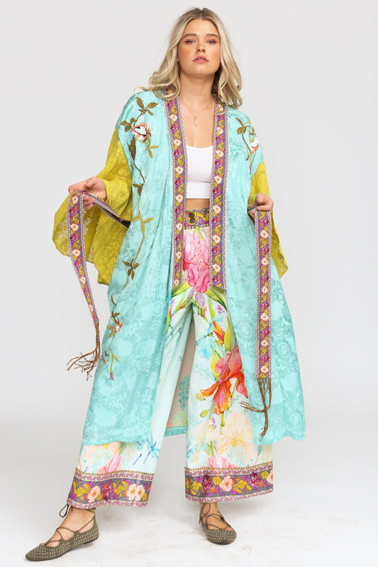 Turquoise Beauty Kimono