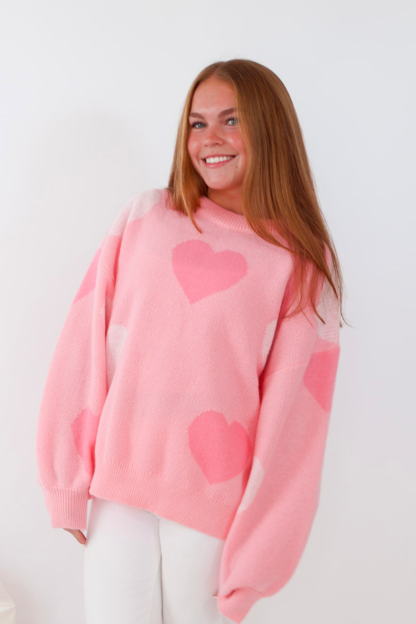 Heart Knit Sweater