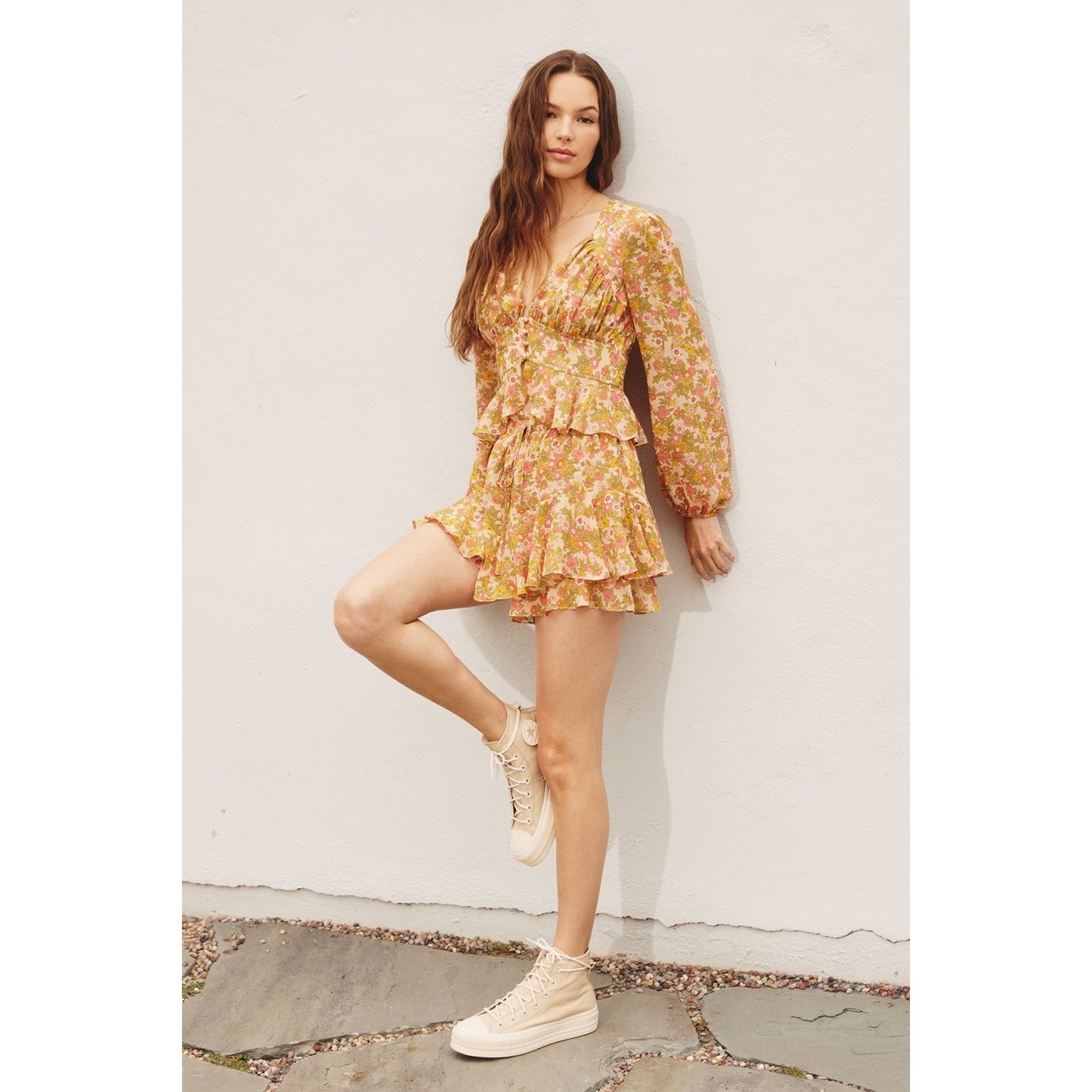 Flowing Daisies Skort