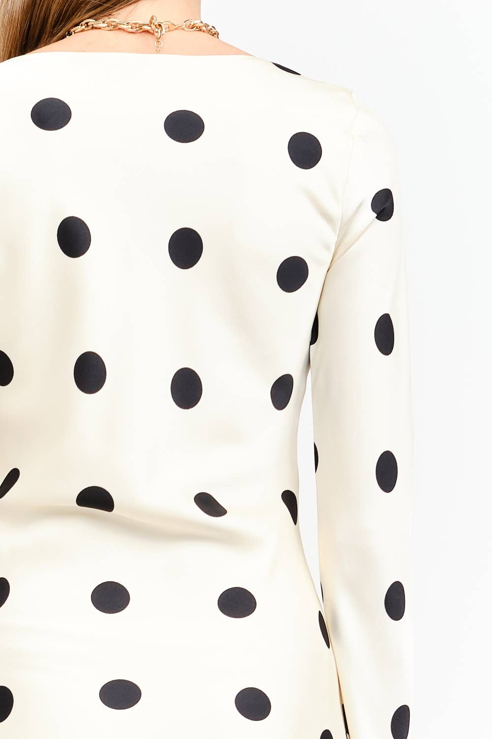 Georgie Polka Dot Cream Dress
