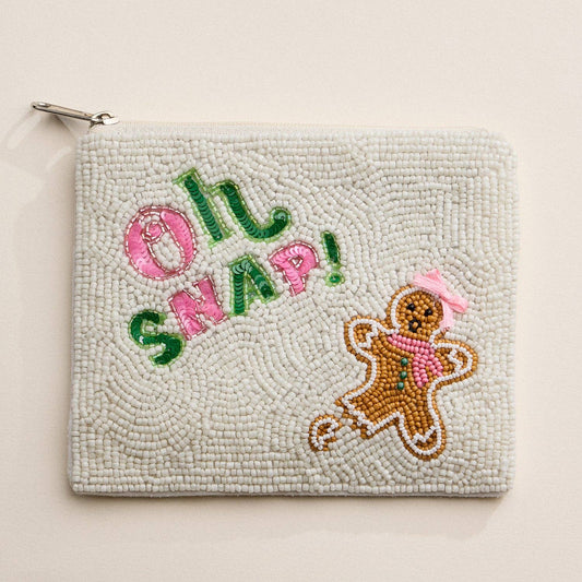 “Oh Snap” Gingerbread Coin Purse