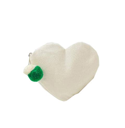 Heart Shaped MOM Beaded Coin Purse