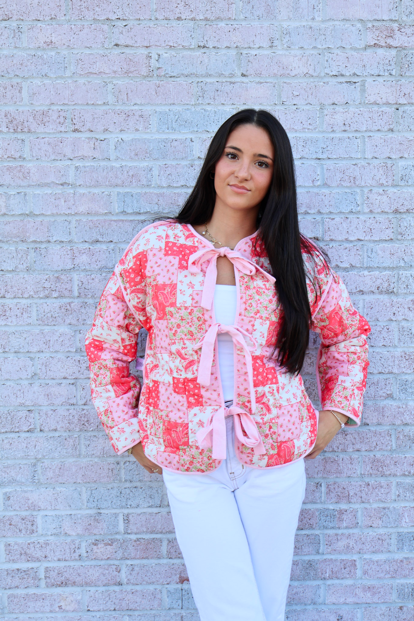 Reversible Quilted Tie Jacket