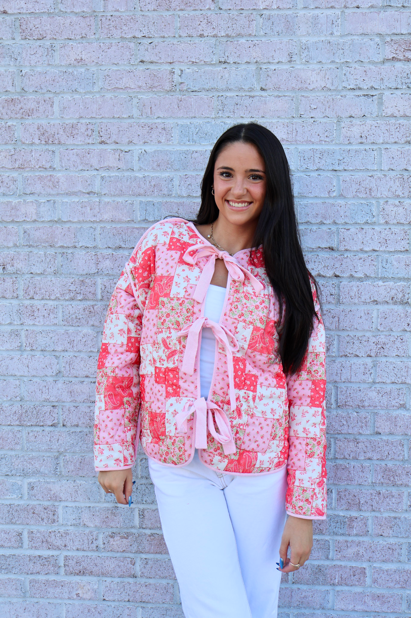 Reversible Quilted Tie Jacket