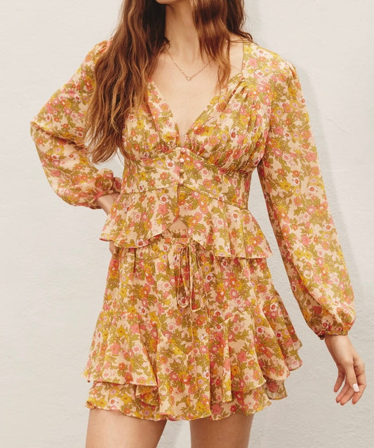 Flowing Daisies Skort