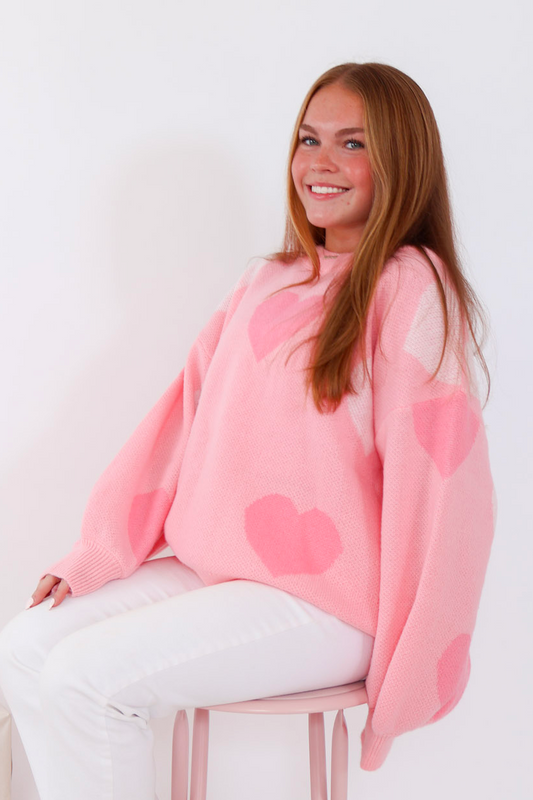 Heart Knit Sweater