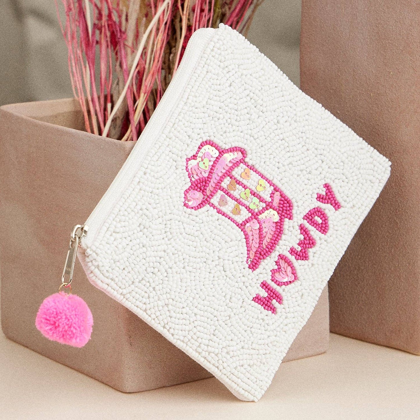 Pink Western “Howdy” Coin Purse